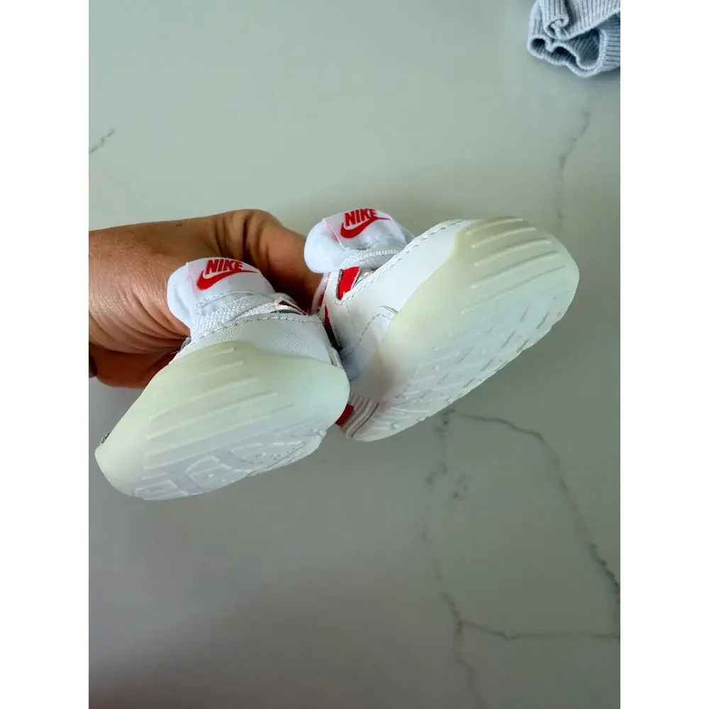 Nike Air Max 90 Crib 'White Hyper Red' Baby Size 3